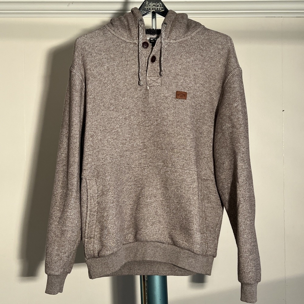 Billabong Hudson Pullover Men's‎ Sweatshirt, Java Heather, Medium